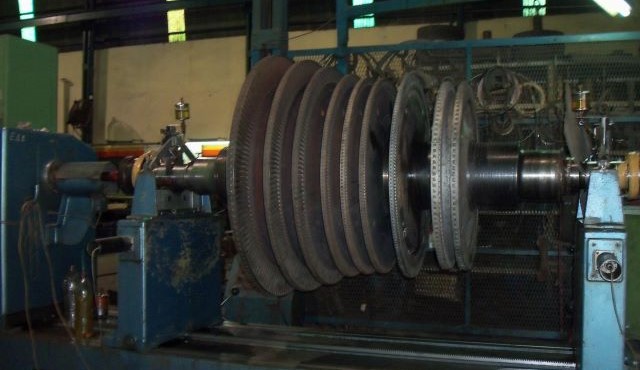 Reparación de turbina