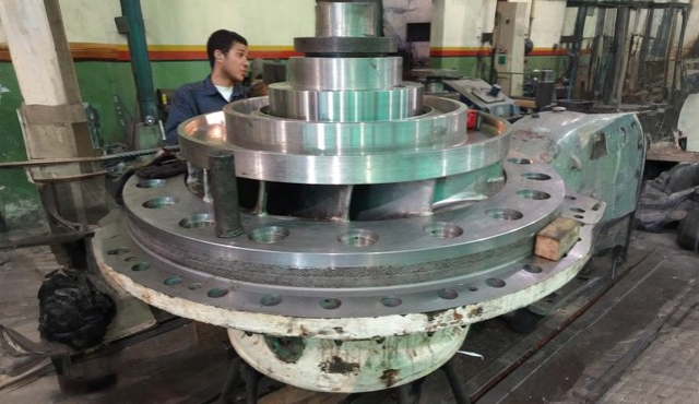 Reparación de turbina