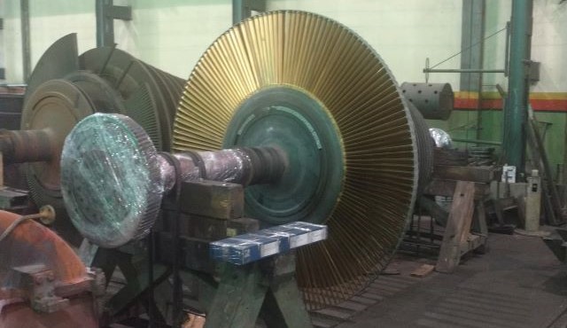 Desmontaje, fabricación y montaje de álabes rotóricos